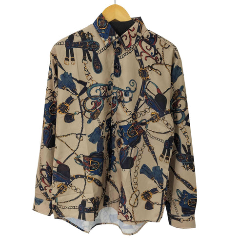 MIMMA/MIMAA L/S 総柄シャツ メンズ