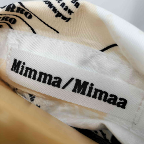 MIMMA/MIMAA 花柄総柄シャツ メッセージプリント メンズ