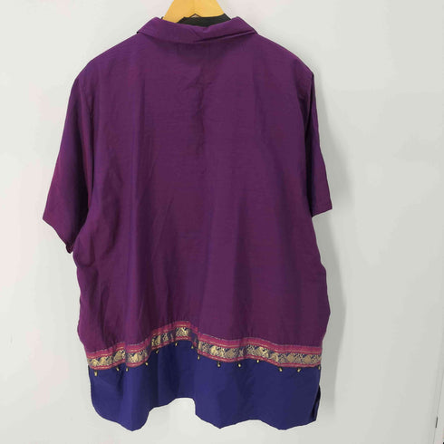 LEMON GRASS 金ボタン オーバーサイズシャツ メンズ 3XL