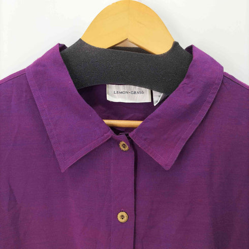 LEMON GRASS 金ボタン オーバーサイズシャツ メンズ 3XL