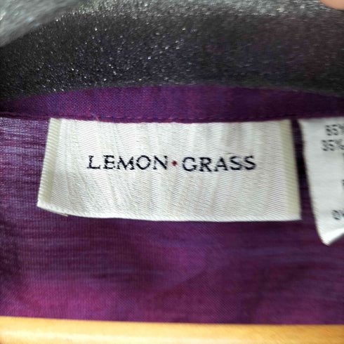 LEMON GRASS 金ボタン オーバーサイズシャツ メンズ 3XL