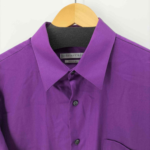 ジェフリービーン GEOFFREY BEENE L/Sワンポケットシャツ REGULAR FIT 光沢 メンズ 15/1