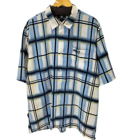 サウスポール SOUTHPOLE ワンポケットチェックシャツ ビックサイズ Bボーイ メンズ import:XL