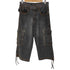 ペレペレ pelle pelle 00S クロップドデニムカーゴパンツ ドローコード Bボーイ 先染め Y2K メンズ W30 L22