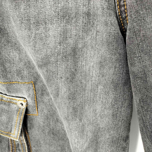 ペレペレ pelle pelle 00S クロップドデニムカーゴパンツ ドローコード Bボーイ 先染め Y2K メンズ W30 L22