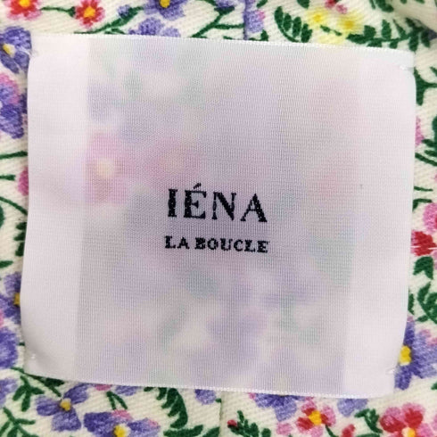 イエナラブークル IENA LA BOUCLE 綿ツイルフラワーオーバーオール レディース 36