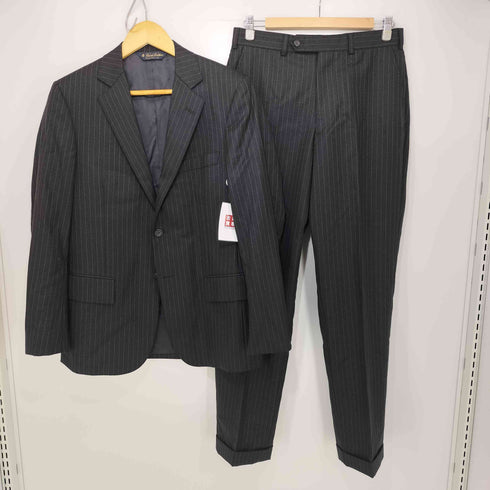 ブルックスブラザーズ BROOKS BROTHERS ストライプ柄 2Bシングルテーラードジャケット セットアップ 総裏 メンズ 37SHT31W