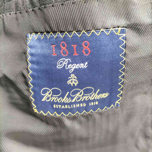 ブルックスブラザーズ BROOKS BROTHERS ストライプ柄 2Bシングルテーラードジャケット 背抜き 1818REGENT メンズ 37SHT30W
