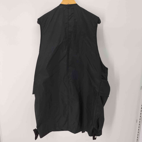オールモストブラック ALMOSTBLACK マルチポケットナイロンベスト MILITARY VEST オーバーサイズ メンズ JPN:1