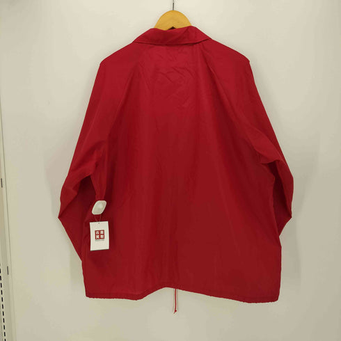 ハートウェル HARTWELL 90-00S USA製 企業ロゴ プリント ナイロン コーチ ジャケット メンズ import:XL