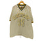 TECHNO カレッジプリント リブ切替 ナイロン Vネック S/S プルオーバー メンズ import:XXL