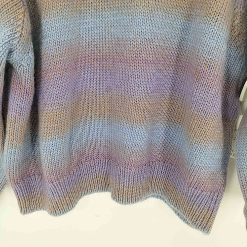 コス COS STRIPED WOOL KNIT JUMPER ストライプウールニットセーター レディース import:XS