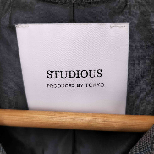 ステュディオス STUDIOUS オープンカラーコーチジャケット メンズ 2