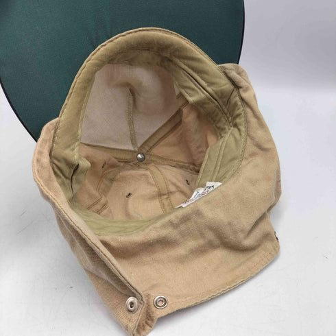 オービス ORVIS 80SUSA製 つばレザー ロングビル フィッシング キャップ メンズ Small/Medium
