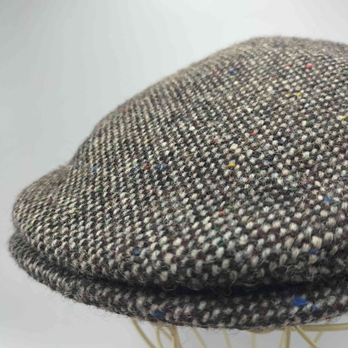 Hanna Hats アイルランド製 PURE NEW WOOL HANDCRAFTED ツイード ハンチング メンズ M