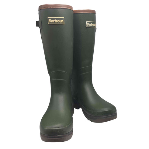バブアー Barbour Tempest Wellington Boots サイド ストラップ レインブーツ メンズ UK:8