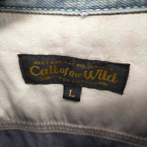CALL OF THE WILD L/S デニムシャツ メンズ JPN:L