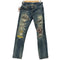 ヒステリックグラマー HYSTERIC GLAMOUR Y2K CPR加工 スタッズ スキニーボタンフライ デニムパンツ メンズ 28