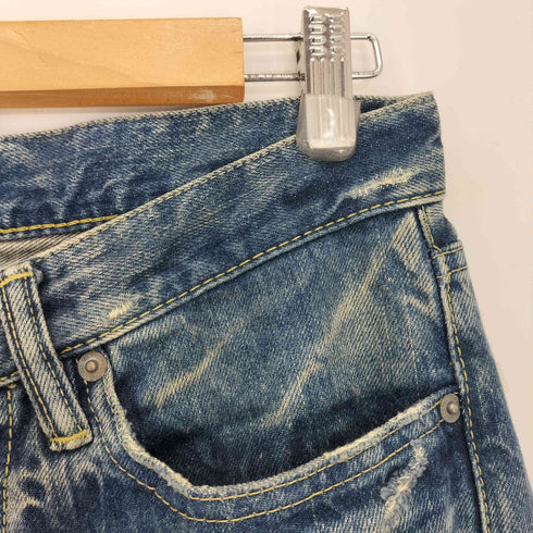 ヒステリックグラマー HYSTERIC GLAMOUR Y2K CPR加工 スタッズ スキニーボタンフライ デニムパンツ メンズ 28