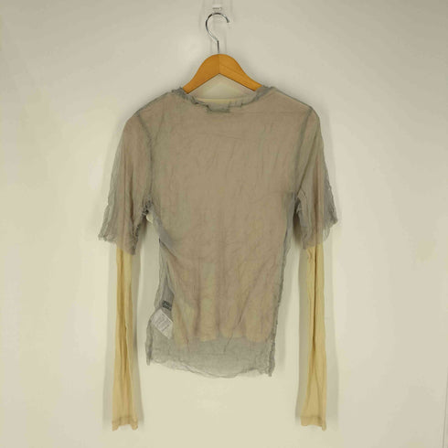 メゾンスペシャル MAISON SPECIAL Washer Layered Tops ワッシャーレイヤードトップ レディース FREE