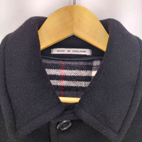 モンゴメリー Montgomery by Tibbett 英国製 裏地チェック ウールステンカラーハーフコート メンズ UK:38