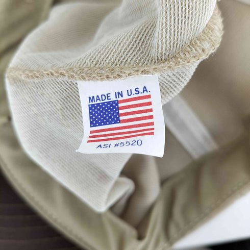 USA製 MID WEST BANK 発砲プリント ツートン 5パネルキャップ メンズ
