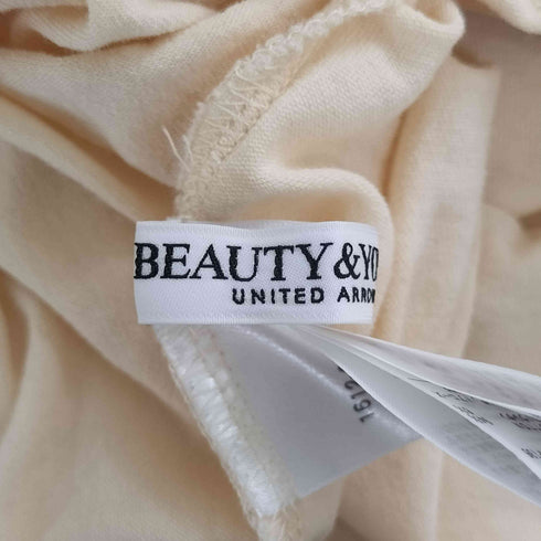 ビューティーアンドユースユナイテッドアローズ BEAUTY & YOUTH UNITED ARROWS コットンブレンド ベア天竺 オフショルダー カットソー レディース