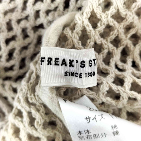 フリークスストア FREAKS STORE ノースリーブ メッシュトップス レディース FREE