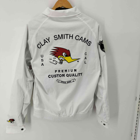 CLAY SMITH CAMS ハリントンジャケット スウィングトップ ワッペン ウッドペッカー ミスターホースパワー メンズ JPN:L