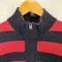 トミーヒルフィガー TOMMY HILFIGER ハーフジップボーダーニット レディース XL