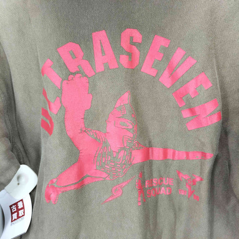 RESCUE SQUAD キャラクタープリントジップアップパーカー メンズ M