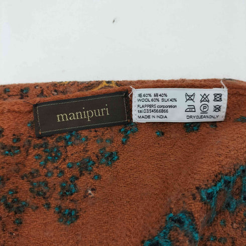 マニプリ manipuri Seasonal flower silkスカーフ レディース ONE SIZE