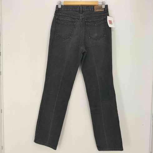 ブリタニア BRITTANIA ジッパーフライ ストレートブラックデニムパンツ メンズ W32 L33
