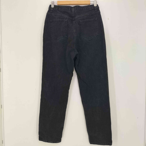 フェイデッドグローリー FADED GLORY USA製 ジッパーフライ テーパードブラックデニムパンツ メンズ 12