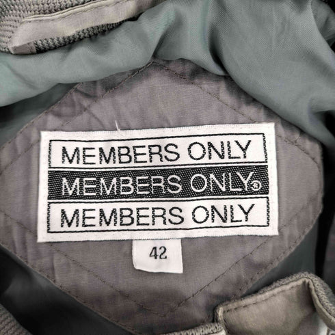 メンバーズオンリー MEMBERS ONLY 襟ベルトスタンドカラージップアップブルゾン メンズ JPN:42
