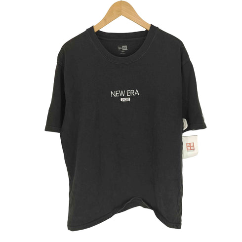 ニューエラ NEW ERA ロゴ刺繍 ヘビーウェイト クルーネックTシャツ メンズ import:L
