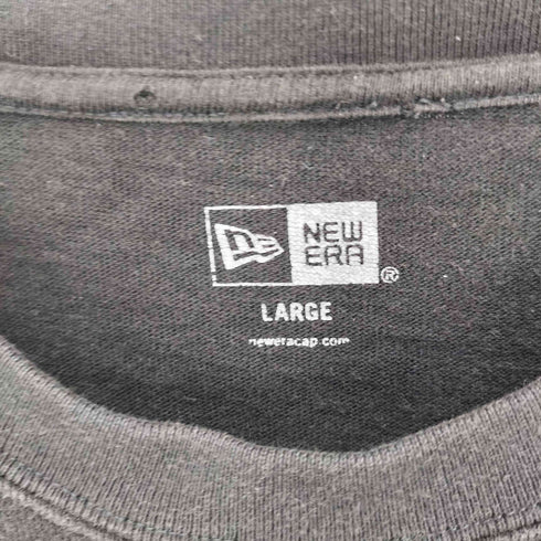 ニューエラ NEW ERA ロゴ刺繍 ヘビーウェイト クルーネックTシャツ メンズ import:L