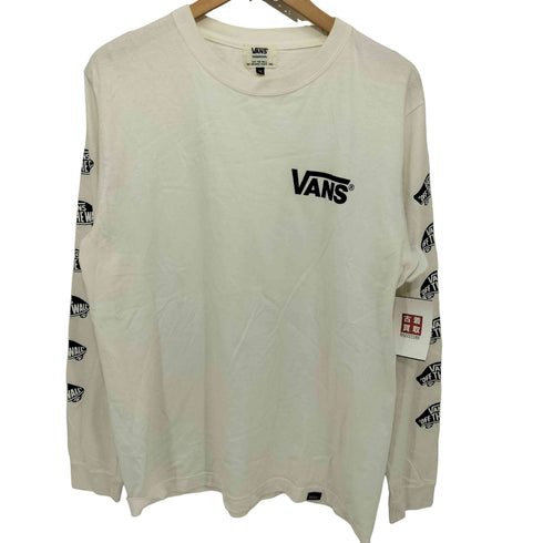 バンズ VANS スリーブプリント長袖Tシャツ メンズ M
