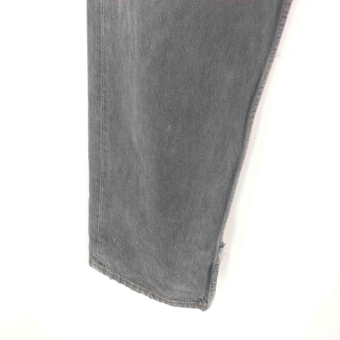 リーバイス Levis USA製 ボタン裏524刻印 501ボタンフライ ブラックデニムパンツ 後染め メンズ w36