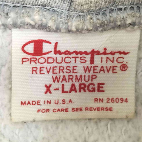 チャンピオン Champion MADE IN USA REVERSE WEAVE 単色タグ復刻 リバースウィーブ スウェットパーカー メンズ import:XL