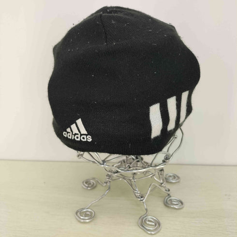 アディダス adidas ロゴ刺繍 スリーライン ニットキャップ メンズ