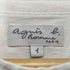 アニエスベー agnes b. PARIS フロントロゴプリントクルーネックTシャツ レディース JPN:1