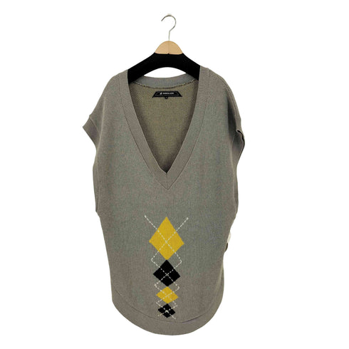 アンリアレイジ ANREALAGE HIGH ANGLE ARGYLE VESTS メンズ 36