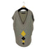 アンリアレイジ ANREALAGE HIGH ANGLE ARGYLE VESTS メンズ 36