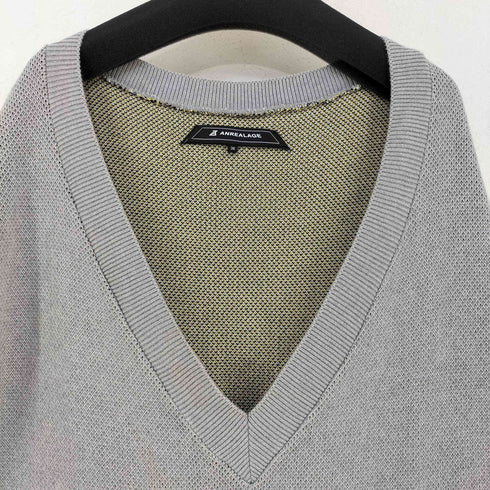 アンリアレイジ ANREALAGE HIGH ANGLE ARGYLE VESTS メンズ 36
