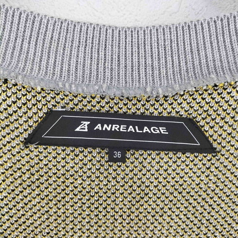 アンリアレイジ ANREALAGE HIGH ANGLE ARGYLE VESTS メンズ 36