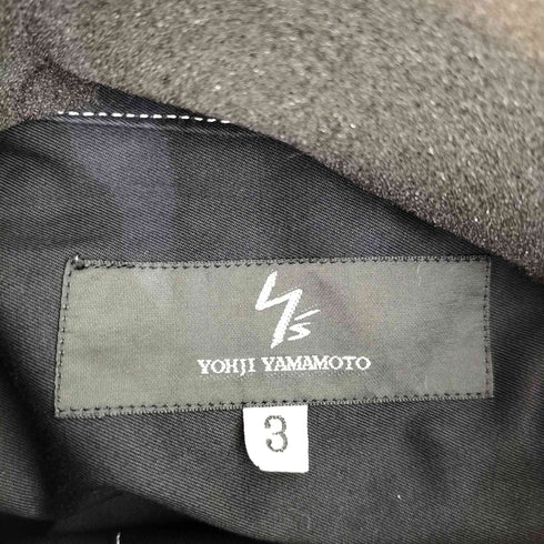 ワイズフォーメン Ys for men ホワイトステッチ レギュラーカラーシャツ メンズ JPN:3