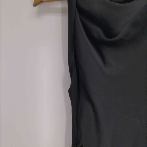 ザラ ZARA サテンミディアムワンピース レディース import:XS