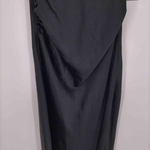 ザラ ZARA サテンミディアムワンピース レディース import:XS