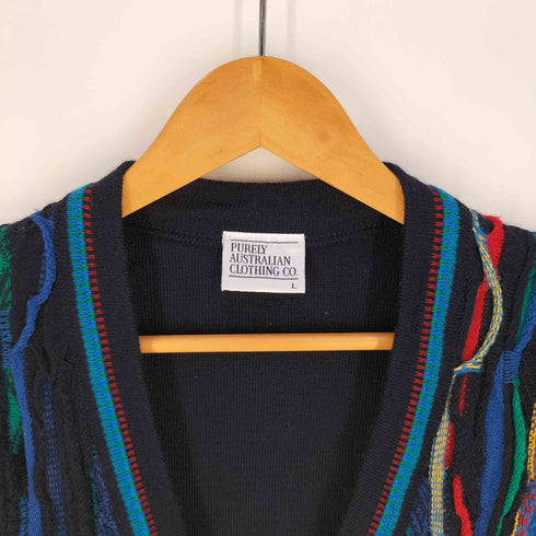 PURELY AUSTRALIAN CLOTHING CO. マルチカラー 3Dニットベスト メンズ import:L